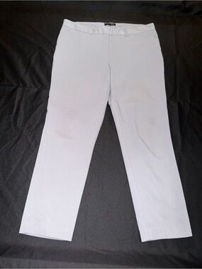 Mario Serrani Men's Light Gray Slim Chinos